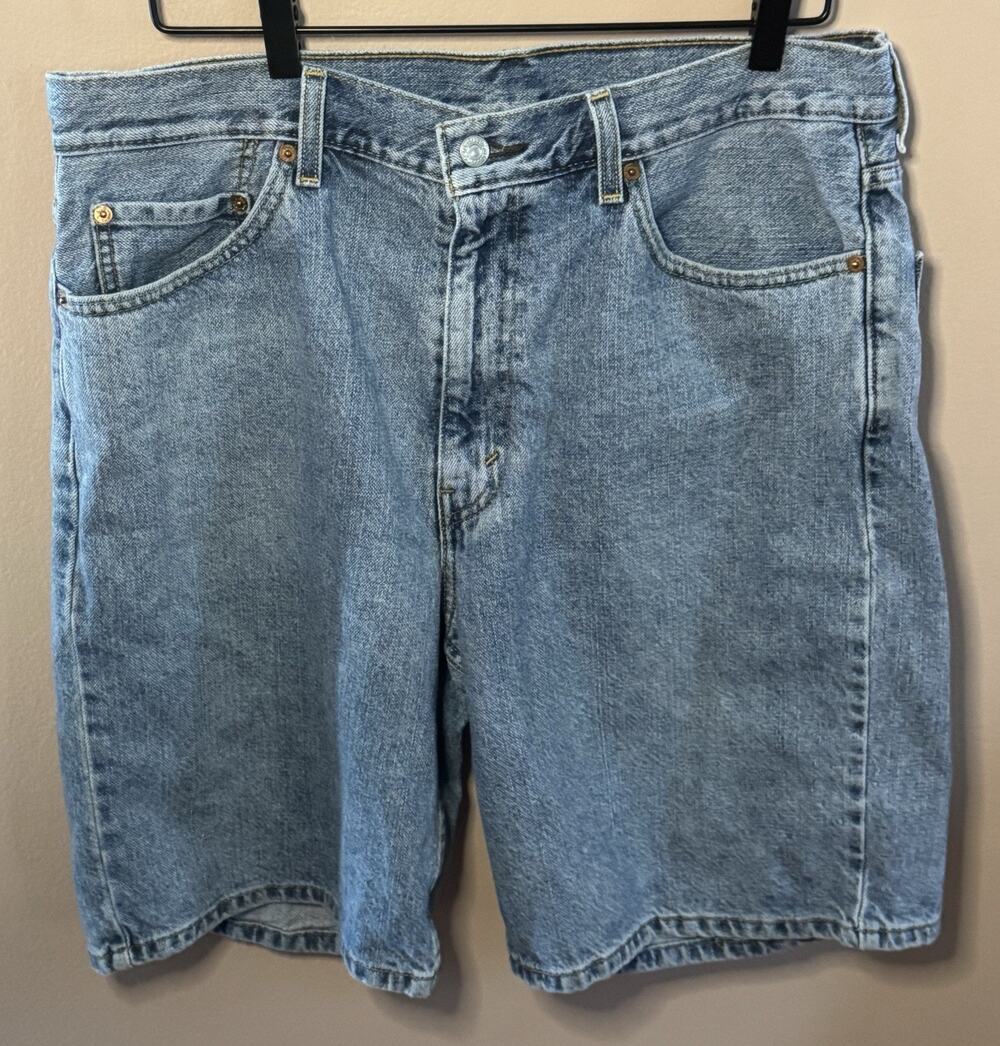 Vintage Levi’s 550 Mens Shorts Denim Blue 36 100% Cotton